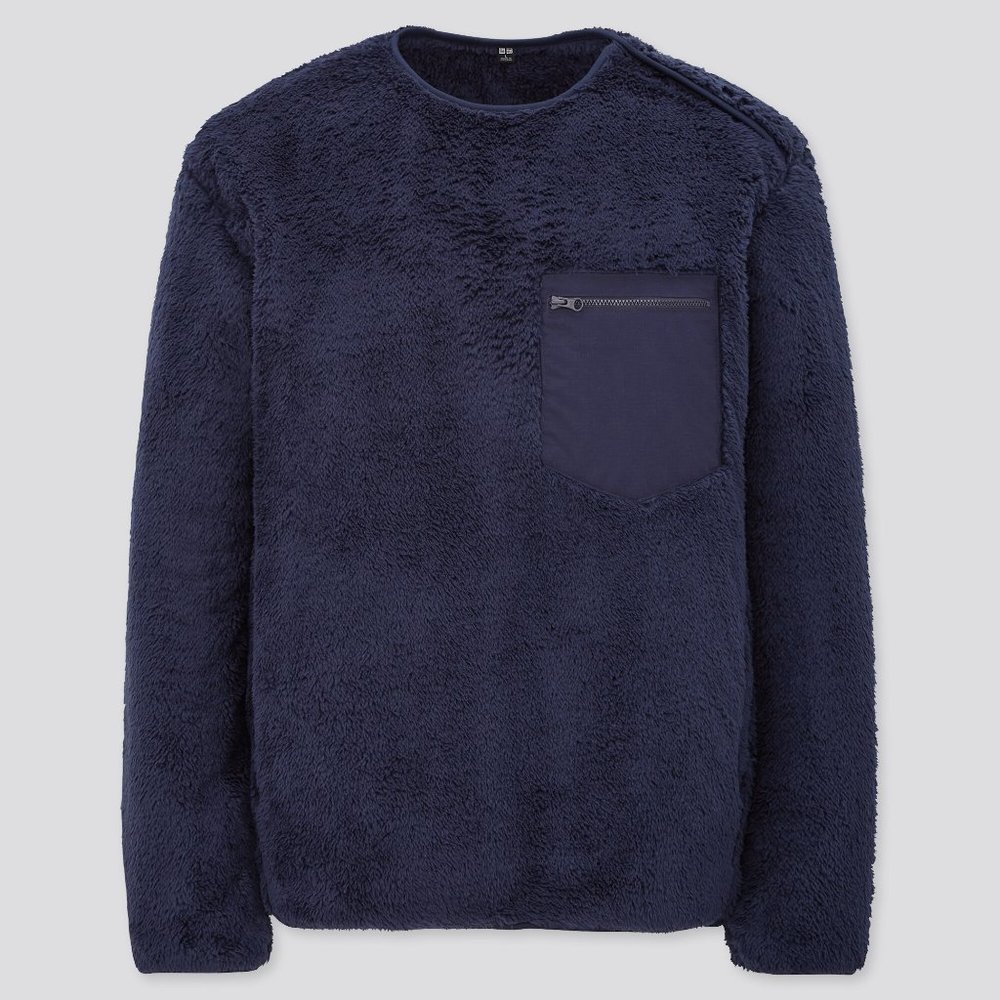 UNIQLO FLUFFY YARN FLEECE PULLOVER SHIRT